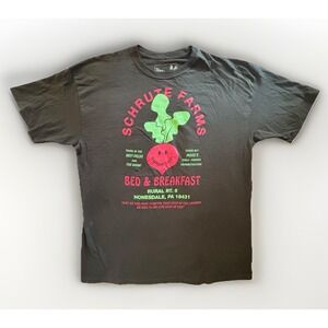 Schrute Farms Bed & Breakfast Beets Tee The Office Black T Shirt Cotton Size 2XL